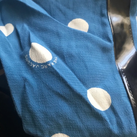 Marc Jacobs Runway The DIY Dress Blue Polka Dots Red hearts Buttons NWT $1200+ - Picture 5 of 7